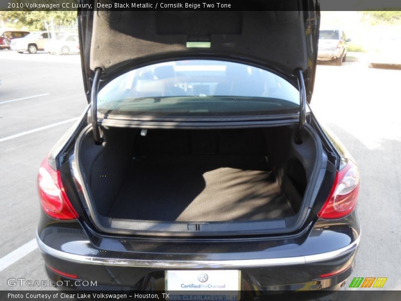 Deep Black Metallic / Cornsilk Beige Two Tone 2010 Volkswagen CC Luxury