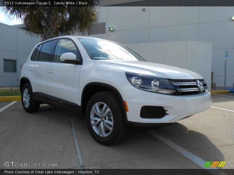 Candy White / Black 2013 Volkswagen Tiguan S