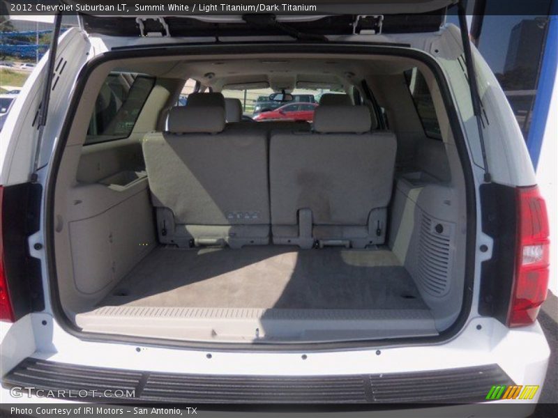 Summit White / Light Titanium/Dark Titanium 2012 Chevrolet Suburban LT