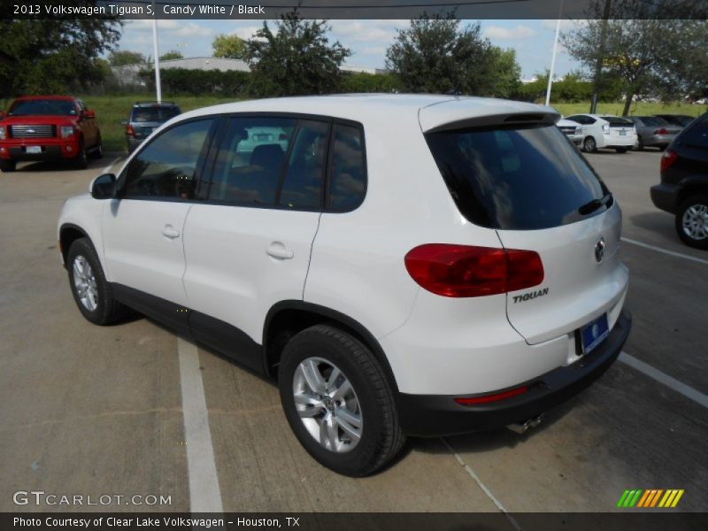Candy White / Black 2013 Volkswagen Tiguan S