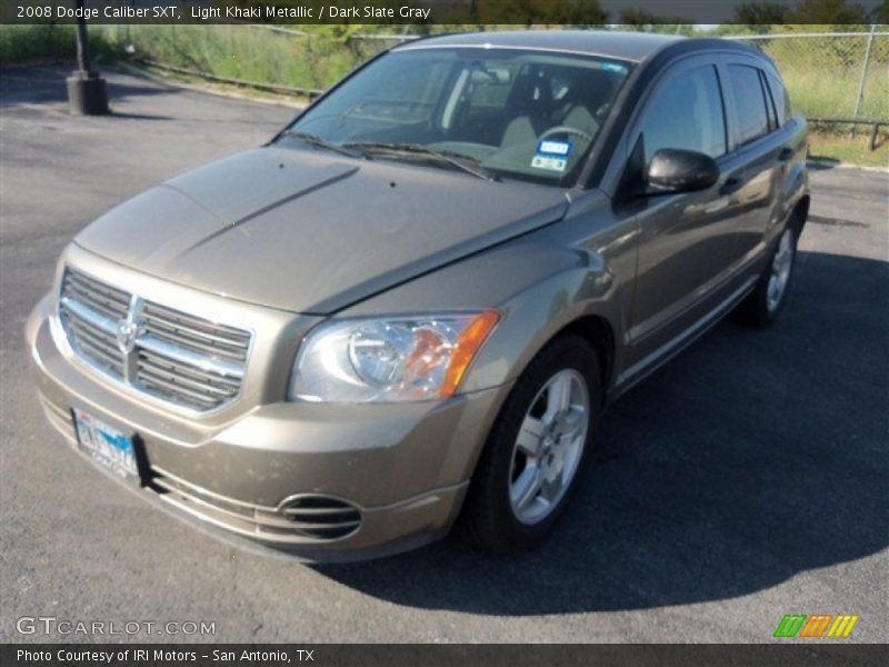 Light Khaki Metallic / Dark Slate Gray 2008 Dodge Caliber SXT