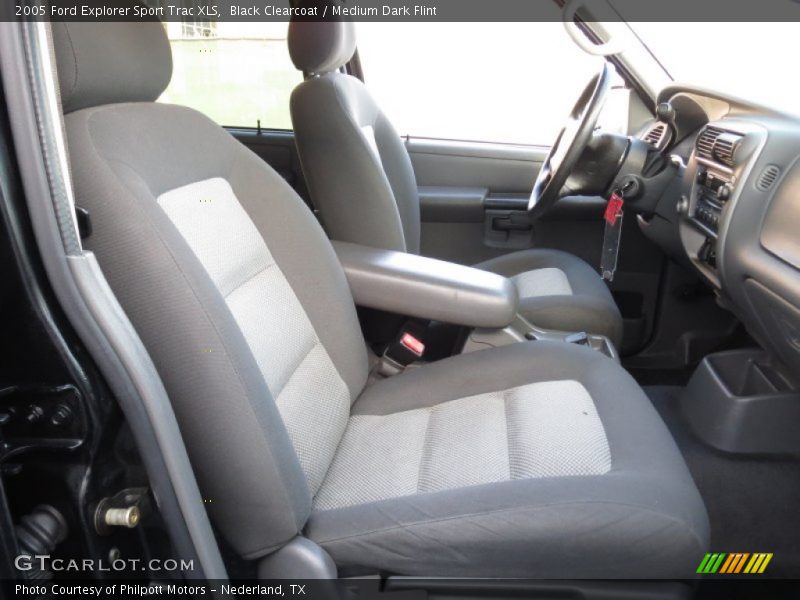 Black Clearcoat / Medium Dark Flint 2005 Ford Explorer Sport Trac XLS