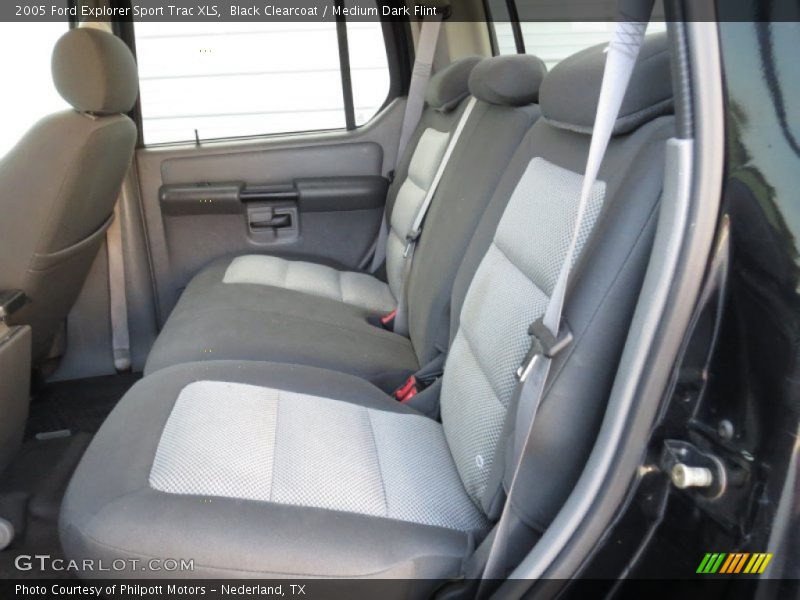 Black Clearcoat / Medium Dark Flint 2005 Ford Explorer Sport Trac XLS