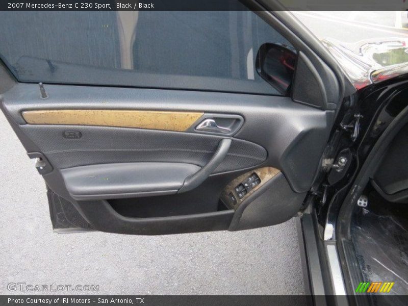 Black / Black 2007 Mercedes-Benz C 230 Sport