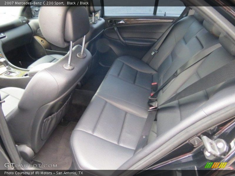 Black / Black 2007 Mercedes-Benz C 230 Sport