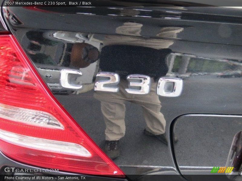 Black / Black 2007 Mercedes-Benz C 230 Sport