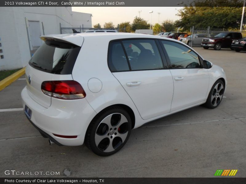 Candy White / Interlagos Plaid Cloth 2013 Volkswagen GTI 4 Door