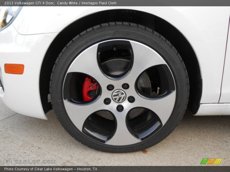 Candy White / Interlagos Plaid Cloth 2013 Volkswagen GTI 4 Door