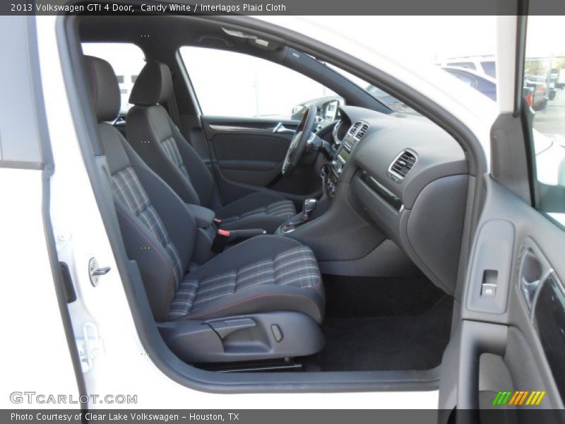 Candy White / Interlagos Plaid Cloth 2013 Volkswagen GTI 4 Door