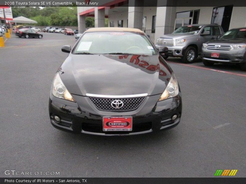 Black / Ivory 2008 Toyota Solara SE V6 Convertible