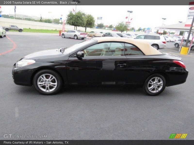 Black / Ivory 2008 Toyota Solara SE V6 Convertible