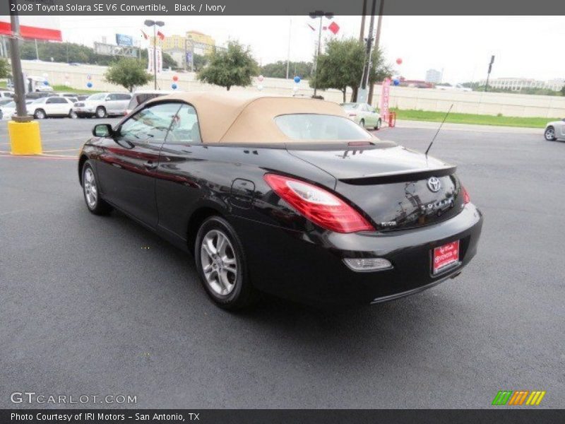 Black / Ivory 2008 Toyota Solara SE V6 Convertible