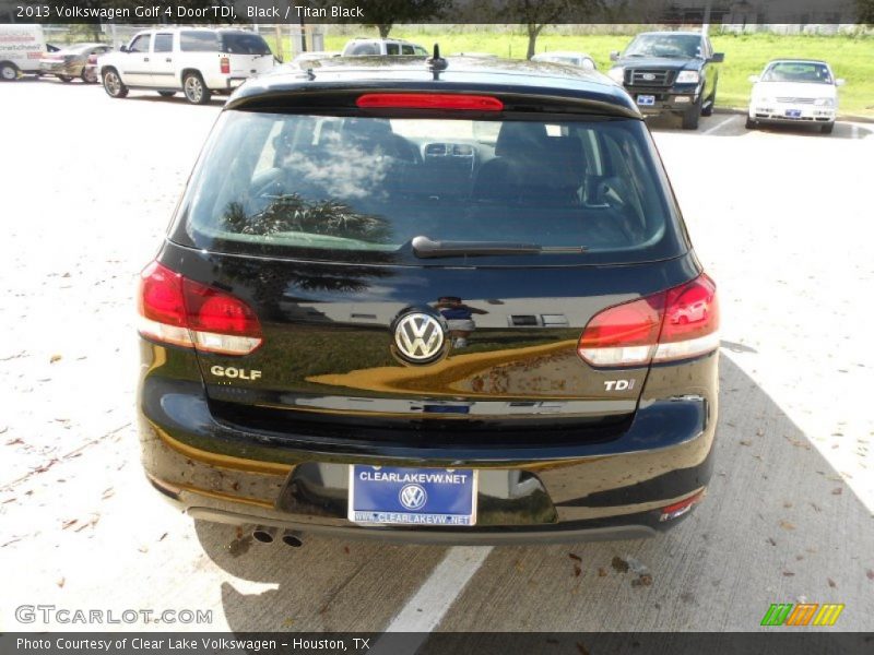 Black / Titan Black 2013 Volkswagen Golf 4 Door TDI