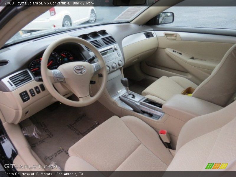 Black / Ivory 2008 Toyota Solara SE V6 Convertible