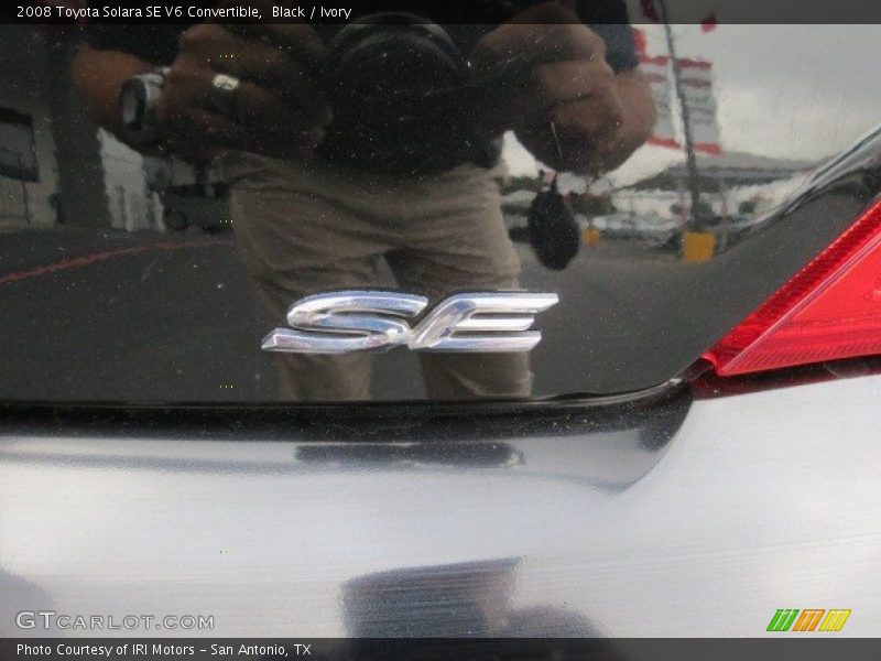 Black / Ivory 2008 Toyota Solara SE V6 Convertible