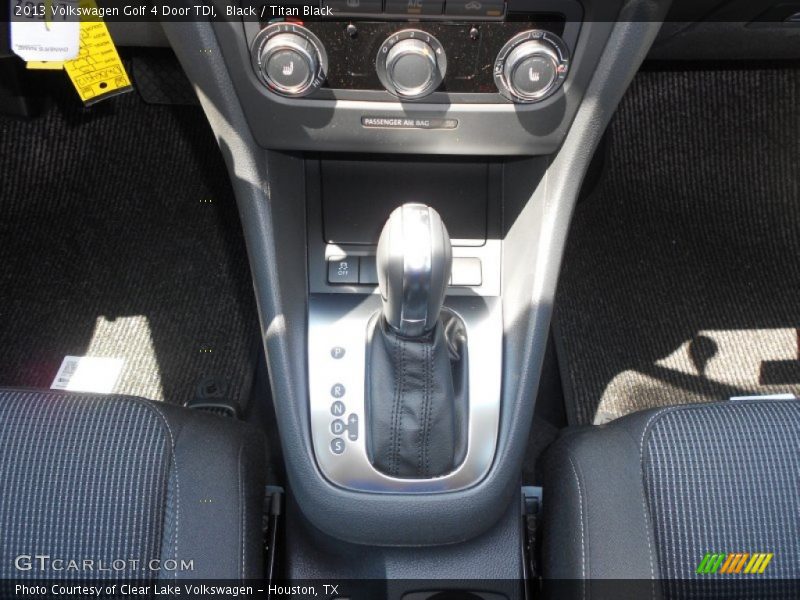 Black / Titan Black 2013 Volkswagen Golf 4 Door TDI