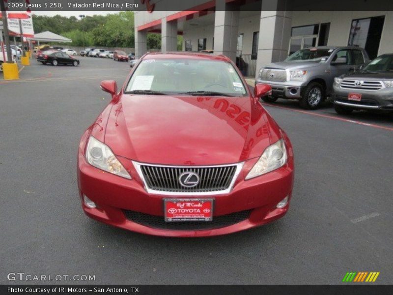 Matador Red Mica / Ecru 2009 Lexus IS 250
