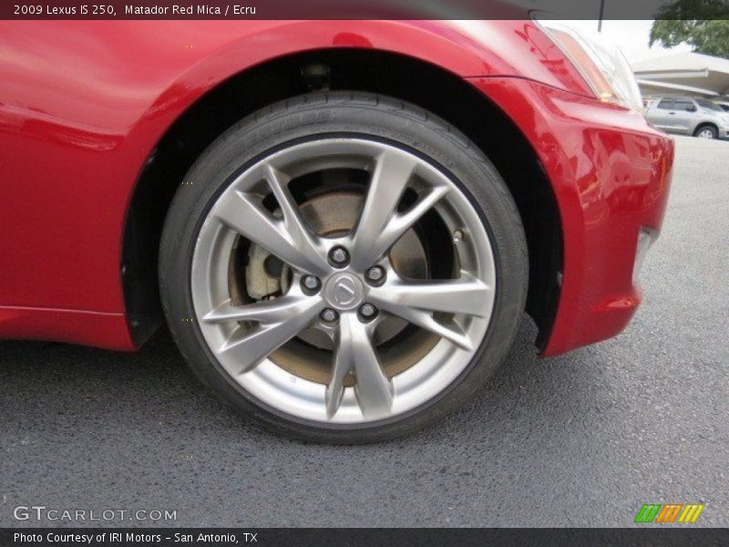 Matador Red Mica / Ecru 2009 Lexus IS 250