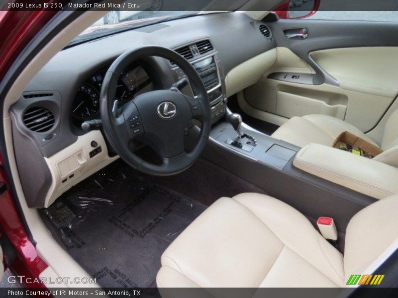 Matador Red Mica / Ecru 2009 Lexus IS 250