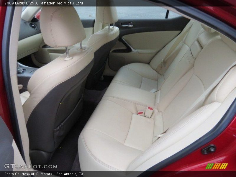 Matador Red Mica / Ecru 2009 Lexus IS 250