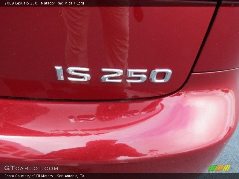 Matador Red Mica / Ecru 2009 Lexus IS 250