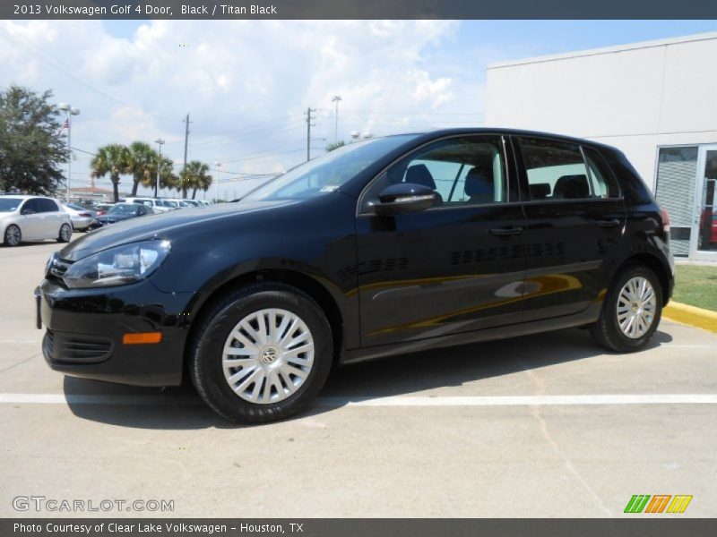 Black / Titan Black 2013 Volkswagen Golf 4 Door