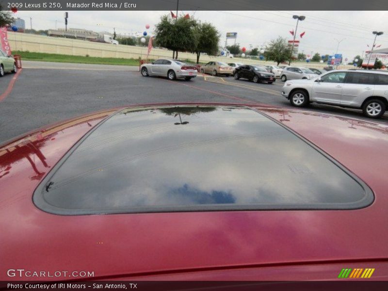Matador Red Mica / Ecru 2009 Lexus IS 250