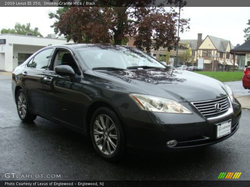 Smokey Granite Mica / Black 2009 Lexus ES 350
