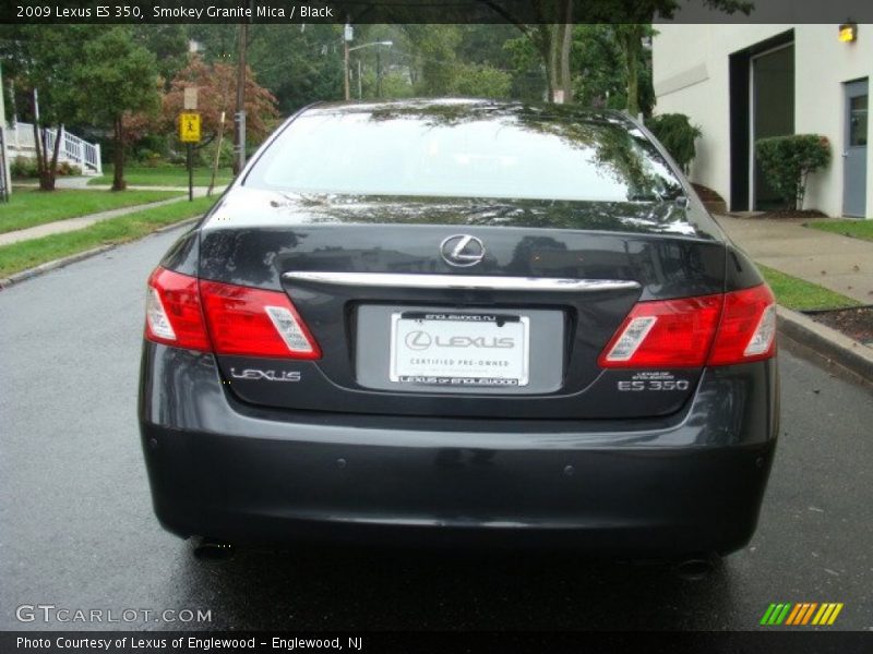 Smokey Granite Mica / Black 2009 Lexus ES 350