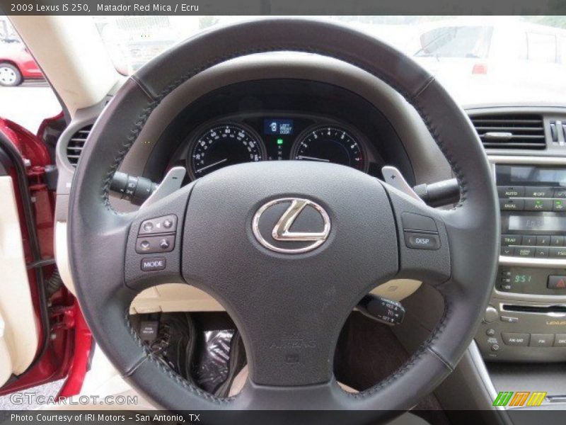 Matador Red Mica / Ecru 2009 Lexus IS 250
