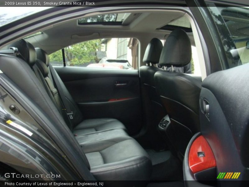 Rear Seat of 2009 ES 350