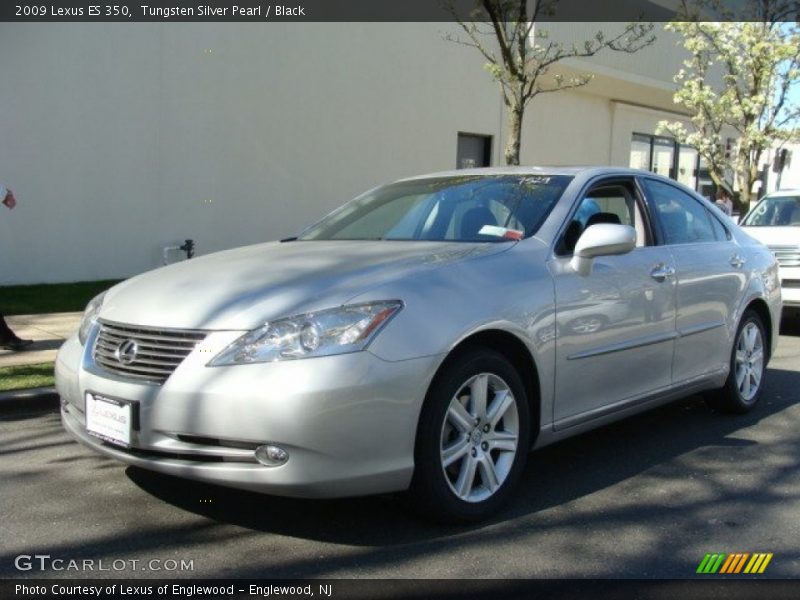 Tungsten Silver Pearl / Black 2009 Lexus ES 350