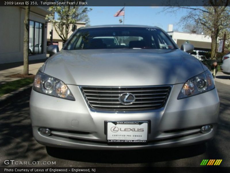 Tungsten Silver Pearl / Black 2009 Lexus ES 350