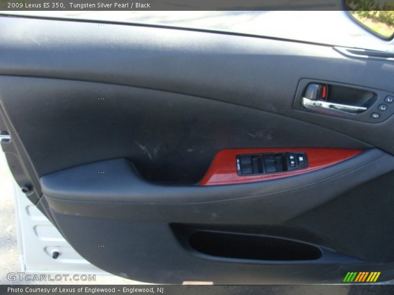 Tungsten Silver Pearl / Black 2009 Lexus ES 350
