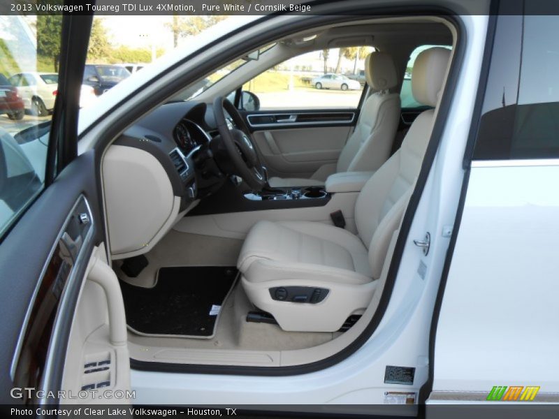 Pure White / Cornsilk Beige 2013 Volkswagen Touareg TDI Lux 4XMotion
