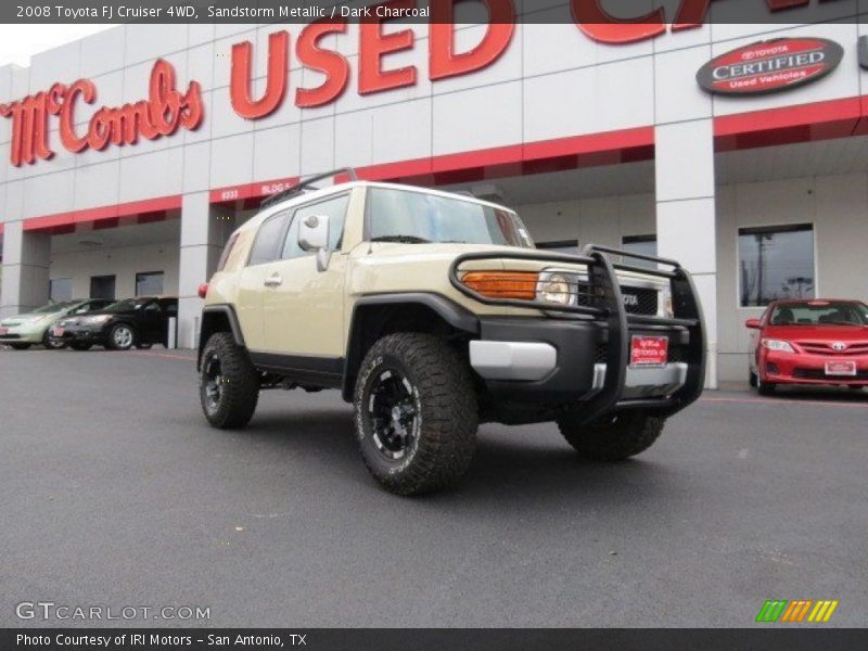 Sandstorm Metallic / Dark Charcoal 2008 Toyota FJ Cruiser 4WD