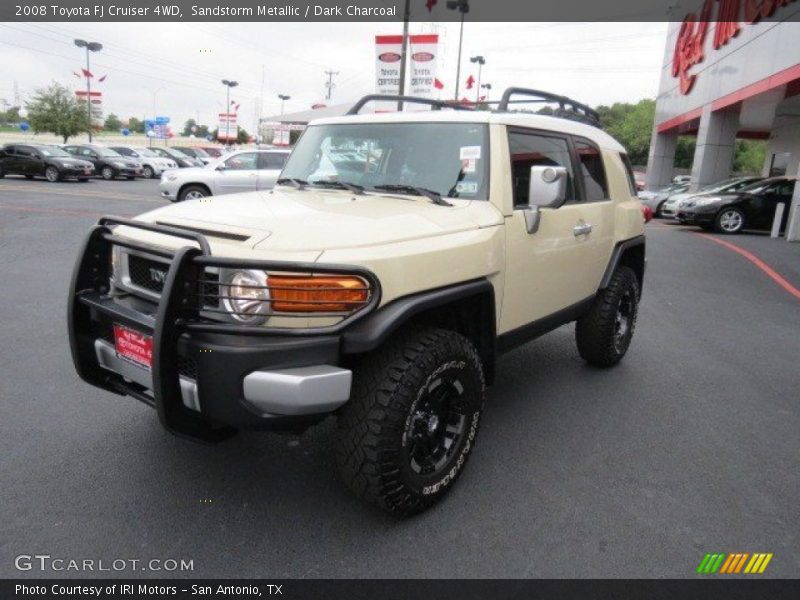 Sandstorm Metallic / Dark Charcoal 2008 Toyota FJ Cruiser 4WD