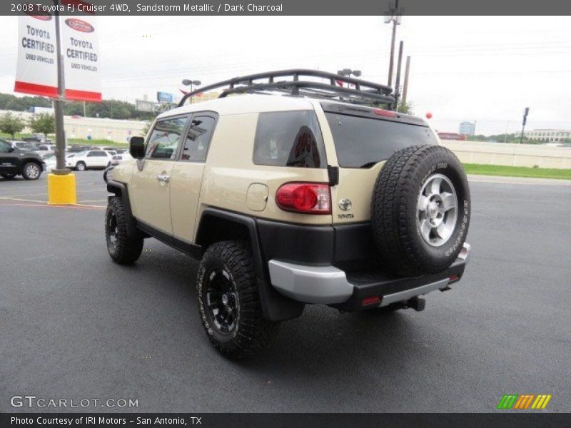 Sandstorm Metallic / Dark Charcoal 2008 Toyota FJ Cruiser 4WD