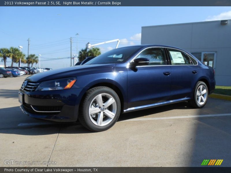 Night Blue Metallic / Cornsilk Beige 2013 Volkswagen Passat 2.5L SE