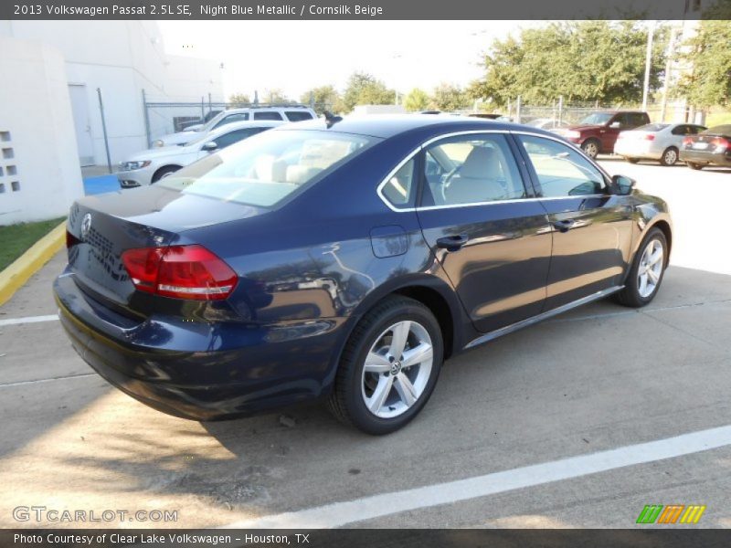 Night Blue Metallic / Cornsilk Beige 2013 Volkswagen Passat 2.5L SE