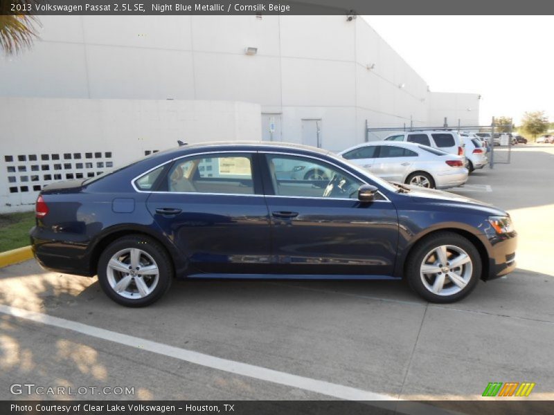 Night Blue Metallic / Cornsilk Beige 2013 Volkswagen Passat 2.5L SE