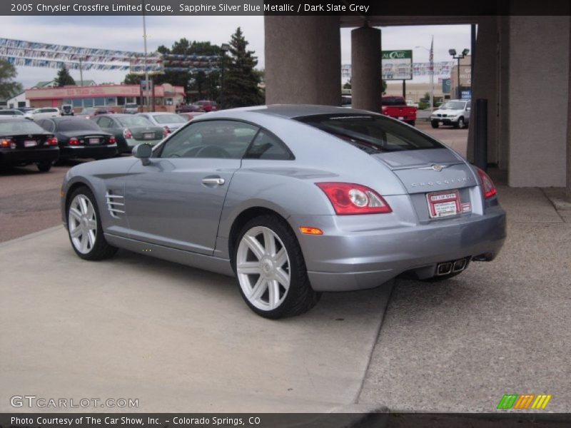 Sapphire Silver Blue Metallic / Dark Slate Grey 2005 Chrysler Crossfire Limited Coupe