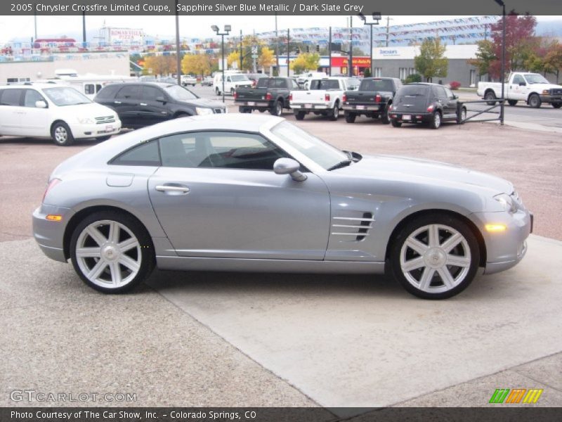 Sapphire Silver Blue Metallic / Dark Slate Grey 2005 Chrysler Crossfire Limited Coupe