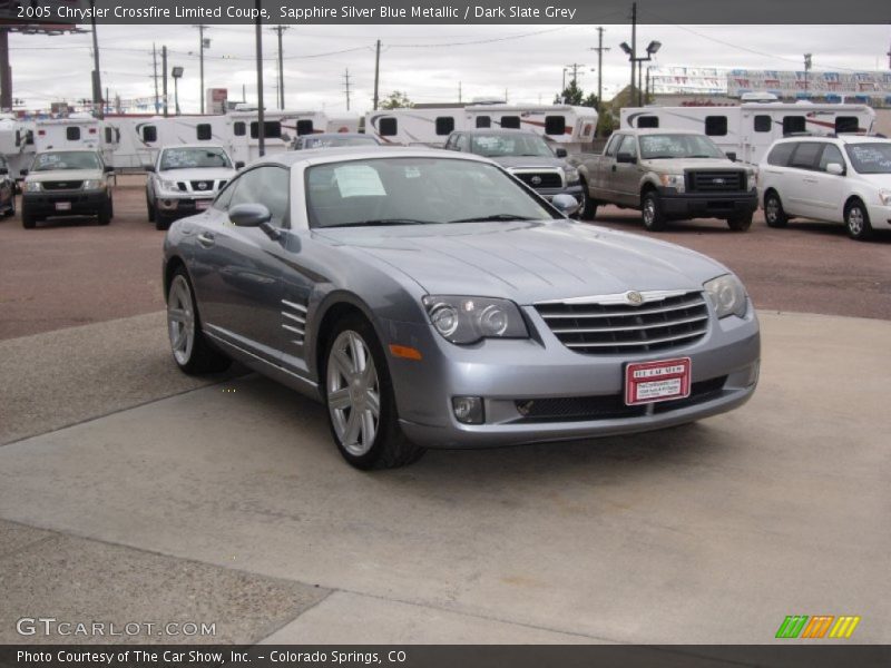 Sapphire Silver Blue Metallic / Dark Slate Grey 2005 Chrysler Crossfire Limited Coupe