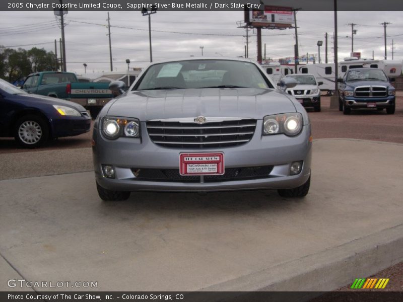 Sapphire Silver Blue Metallic / Dark Slate Grey 2005 Chrysler Crossfire Limited Coupe