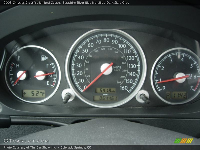 Sapphire Silver Blue Metallic / Dark Slate Grey 2005 Chrysler Crossfire Limited Coupe