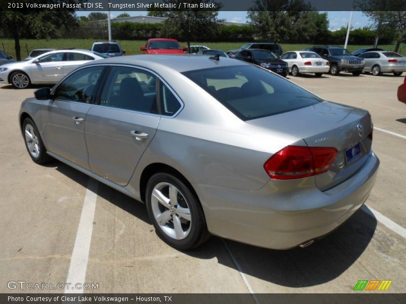 Tungsten Silver Metallic / Titan Black 2013 Volkswagen Passat TDI SE