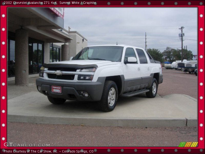 Summit White / Graphite 2002 Chevrolet Avalanche Z71 4x4