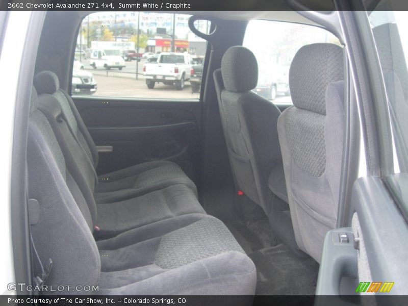 Summit White / Graphite 2002 Chevrolet Avalanche Z71 4x4