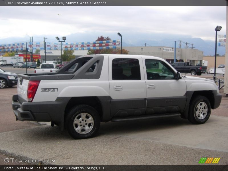 Summit White / Graphite 2002 Chevrolet Avalanche Z71 4x4